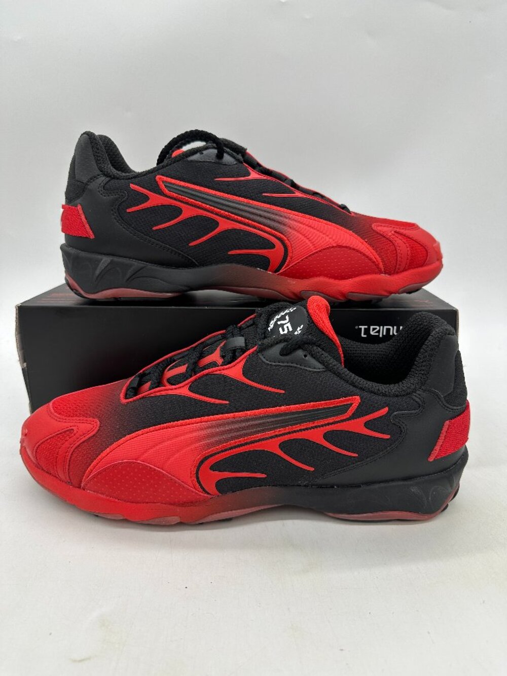 Puma Inhale F1 Men's Size 11.5 Black Red Athletic Shoes 308889 01